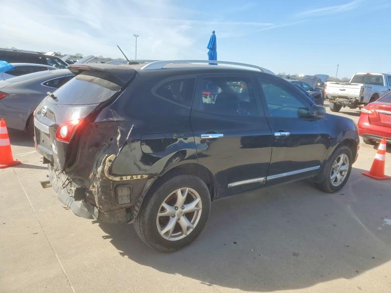 2011 Nissan Rogue sport VIN JN8AS5MTXBW570432 COPART salvage auction — REAR END, TX - SALVAGE VEHICLE TITLE, sold $300 on 2026-07-16 (photo 3)