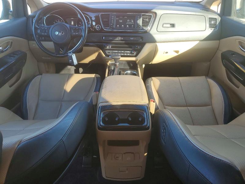 2021 Kia SEDONA VIN KNDMC5C17M6666785 COPART salvage auction — REAR END, Salvage Title, sold $3,650 on 2026-07-16 (photo 8)