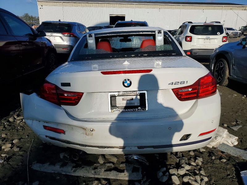 2015 BMW 4 series VIN WBA3V7C57FP772278 COPART salvage auction — SIDE, Nj - Cert Of Title-Salvage, sold $1,000 on 2026-08-03 (photo 6)