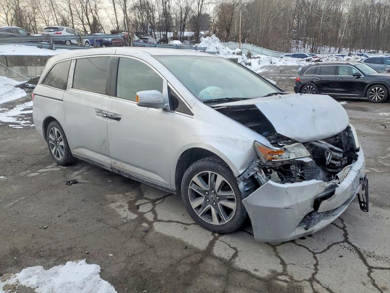 2013 Honda Odyssey VIN 5FNRL5H29DB054227 COPART salvage auction — FRONT END, ID - SALVAGE CERTIFICATE OF TITLE, sold $675 on 2026-07-02 (photo 4)
