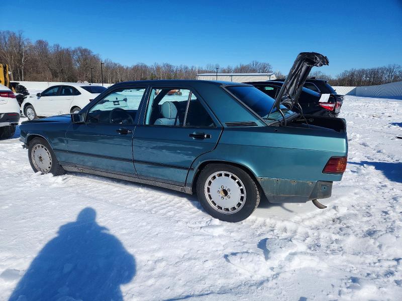 1985 Mercedes-benz 190 (w201) VIN WDB2010241A188921 COPART salvage auction — FRONT END, Md - Cert Of Salvage > 75% Damage, sold $950 on 2026-07-03 (photo 2)