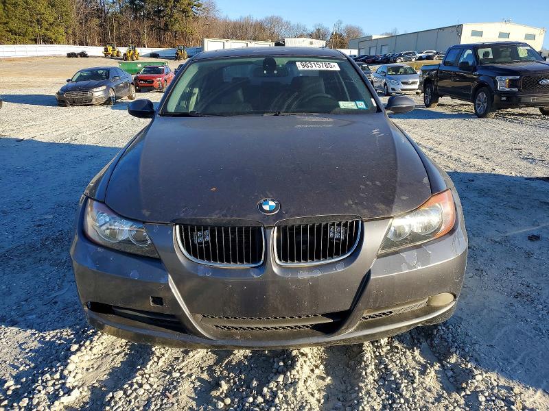 2007 BMW 3 series VIN WBAVA33547KX73691 COPART salvage auction — MECHANICAL, Ga - Bill Of Sale - Parts Only, sold $325 on 2026-07-08 (photo 5)