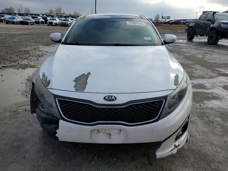 2014 Kia Optima VIN 5XXGN4A76EG331576 COPART salvage auction — FRONT END, Mo - Salvage Certificate Of Title, sold $250 on 2026-07-13 (photo 5)
