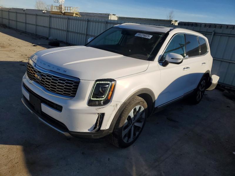 2021 Kia Telluride VIN 5XYP6DHC0MG154596 COPART salvage auction — REAR END, Ks - Cert Of Title-Salvage, sold $9,100 on 2026-07-14 (photo 1)