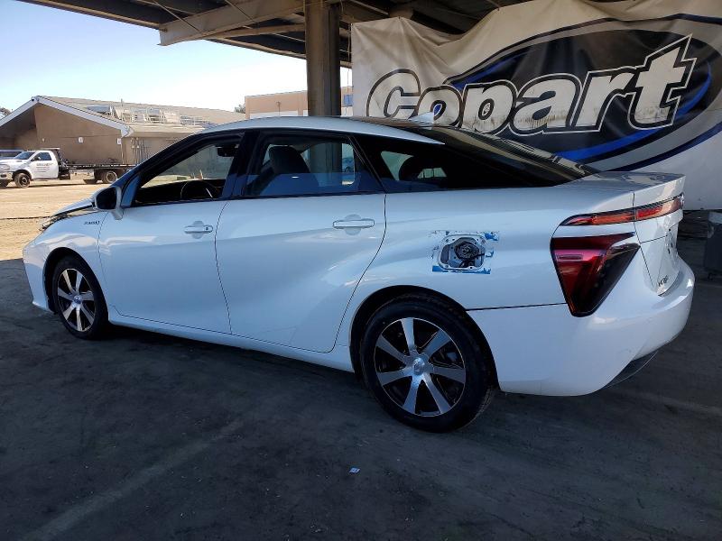 2017 Toyota Mirai VIN JTDBVRBD7HA001490 COPART salvage auction — FRONT END, Ca - Dis/Dlr/Exp App For Dup Salvag, sold $450 on 2026-07-09 (photo 2)