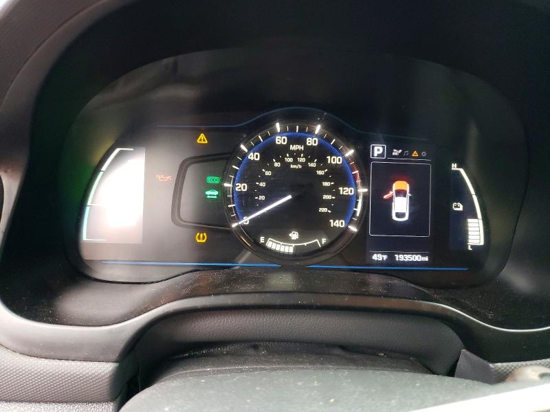 2019 Hyundai Ioniq VIN KMHC65LC9KU179936 COPART salvage auction — FRONT END, Ca - Certificate Of Title, sold $2,475 on 2026-07-28 (photo 9)