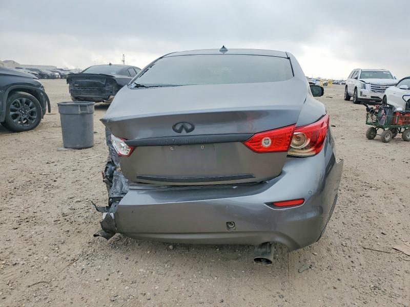 2017 Infiniti Q50 VIN JN1EV7AP1HM741146 COPART salvage auction — REAR END, Tx - Nonrepairable Title, sold $150 on 2026-07-30 (photo 6)