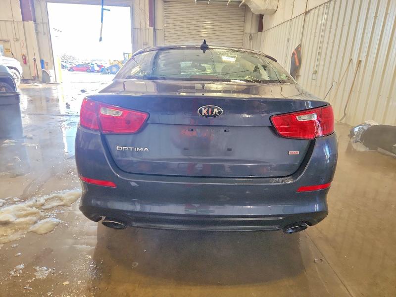 2015 Kia Optima VIN KNAGM4A7XF5586706 COPART salvage auction — VANDALISM, WI - CERTIFICATE OF TITLE, sold $325 on 2026-07-27 (photo 6)
