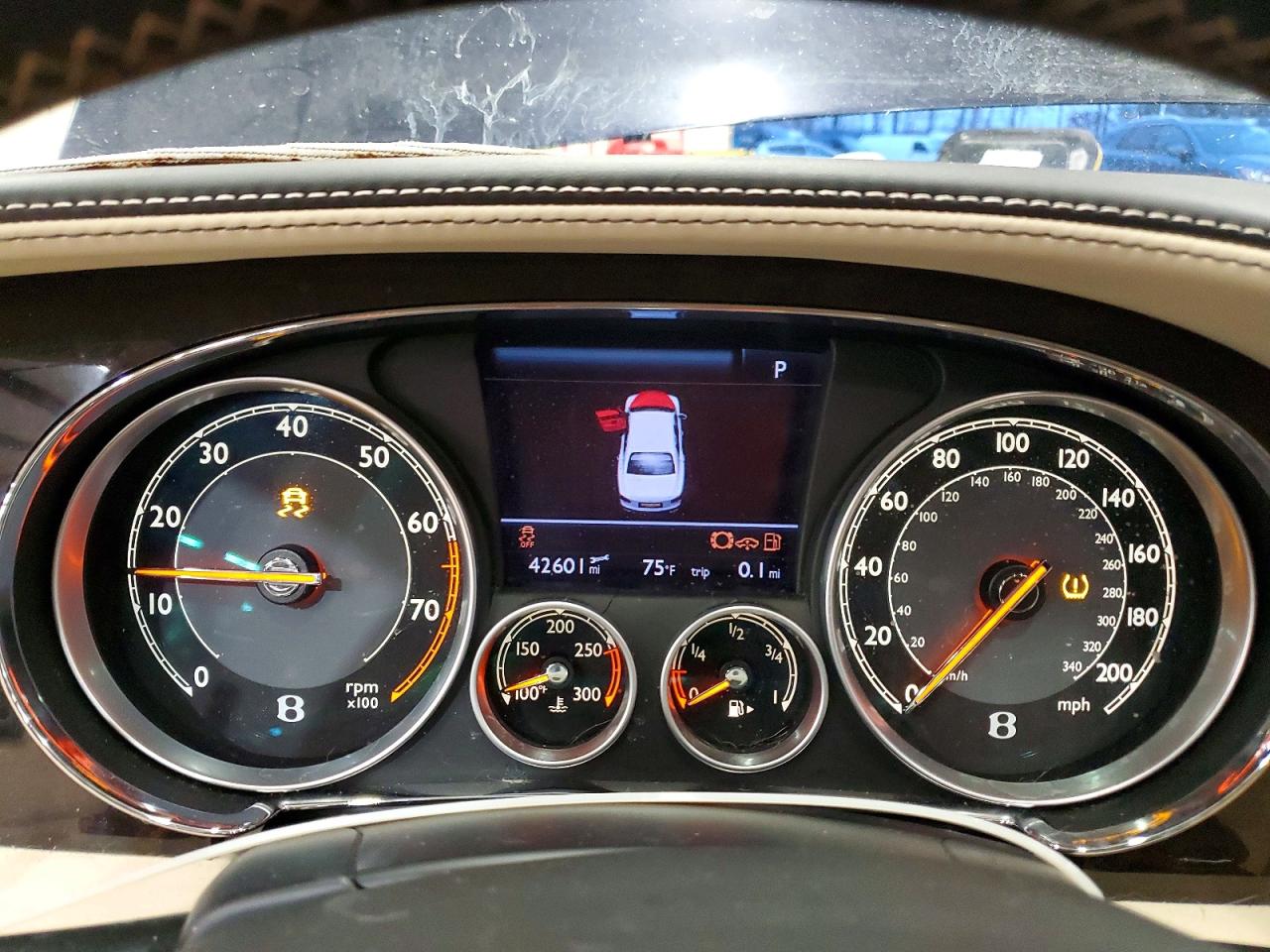 2014 Bentley Flying spur VIN SCBEC9ZA1EC094542 COPART salvage auction — Front End, FL - CERTIFICATE OF TITLE (P), sold $28,000 on 2026-06-17 (photo 9)