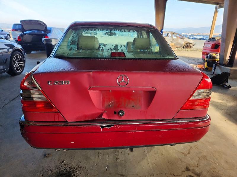 1997 Mercedes-benz C class VIN WDBHA23E4VF502144 COPART salvage auction — REAR END, CA - SALVAGE ACQUISITION BILLOFSALE, sold $125 on 2026-07-09 (photo 6)