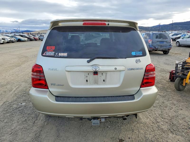 2001 Toyota Highlander VIN JTEHF21A510033464 COPART salvage auction — FRONT END, Wa - Vehicle Cert Of Ownership-Titl, sold $200 on 2026-07-14 (photo 6)