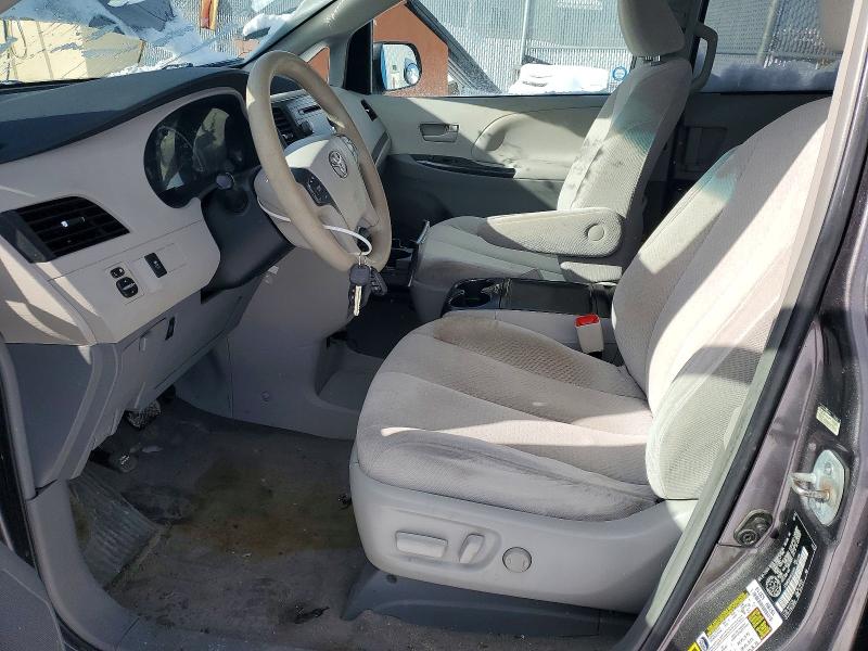 2012 Toyota Sienna VIN 5TDKK3DC1CS263866 COPART salvage auction — REAR END, Ns - Salvage Title, sold $2,800 on 2026-07-09 (photo 7)