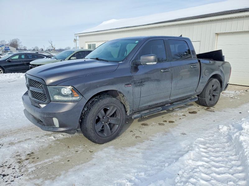 2018 Ram 1500 VIN 1C6RR7MT6JS209802 COPART salvage auction — REAR END, In - Cert Of Title-Salvage Title, sold $5,200 on 2026-07-09 (photo 1)