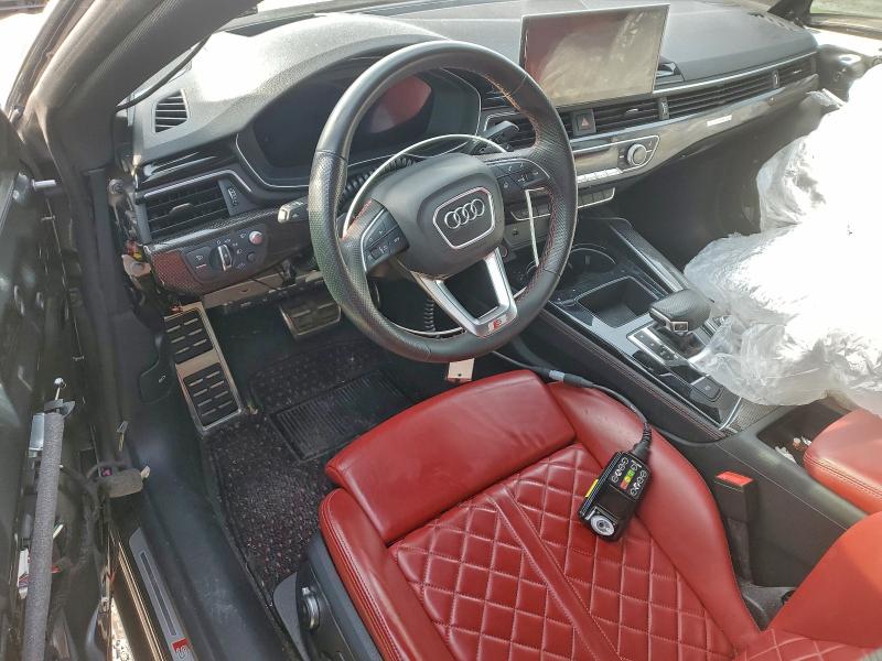 2022 Audi S5 VIN WAUB4CF59NA011904 COPART salvage auction — FRONT END, Va - Cert Of Title - Salvage, sold $13,700 on 2026-07-15 (photo 8)