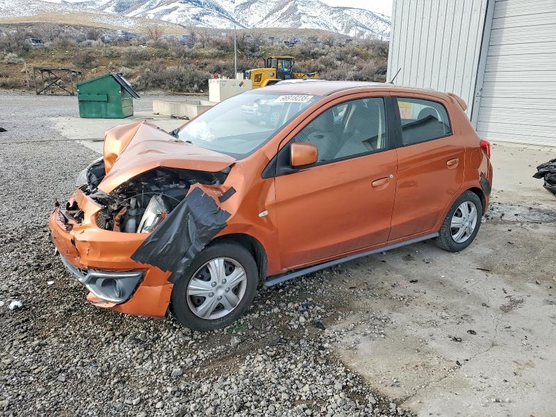 2017 Mitsubishi Mirage VIN ML32A3HJ2HH016432 COPART salvage auction — FRONT END, Nv - Salvage Title, sold $100 on 2026-07-30 (photo 1)