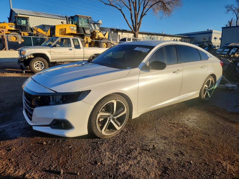 2022 Honda Accord VIN 1HGCV1F35NA050577 COPART salvage auction — FRONT END, Nm - Cert Of Title-Salvage, sold $8,700 on 2026-07-09 (photo 1)