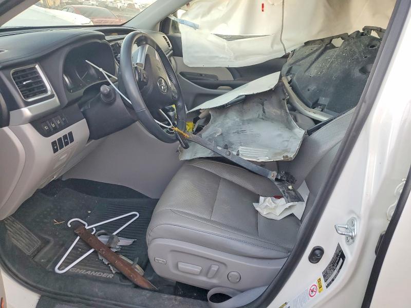 2016 Toyota Highlander VIN 5TDDKRFH5GS320807 COPART salvage auction — REAR END, Ca - Salvage Certificate, sold $2,450 on 2026-07-09 (photo 7)
