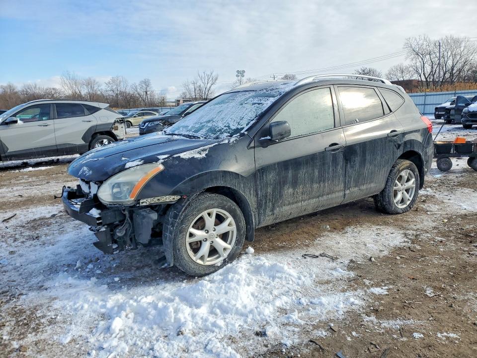 2008 Nissan Rogue VIN JN8AS58V98W112336 COPART salvage auction — FRONT END, Il - Salvage Certificate, sold $225 on 2026-07-17 (photo 1)