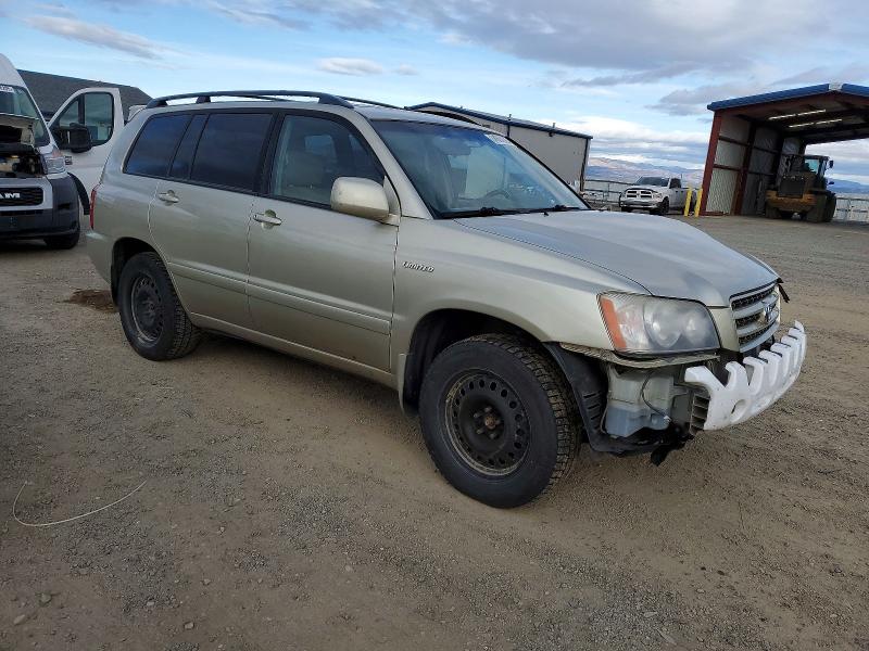 2001 Toyota Highlander VIN JTEHF21A510033464 COPART salvage auction — FRONT END, Wa - Vehicle Cert Of Ownership-Titl, sold $200 on 2026-07-14 (photo 4)