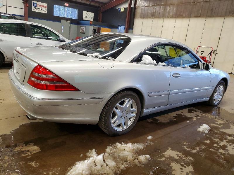 2002 Mercedes-benz Cl-class VIN WDBPJ75J82A022734 COPART salvage auction — MINOR DENT/SCRATCHES, Vt - Certificate Of Title, sold $3,350 on 2026-07-14 (photo 3)
