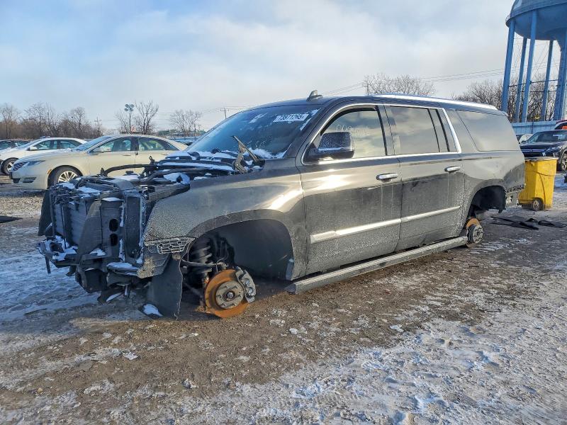 2018 Cadillac Escalade esv VIN 1GYS4JKJ7JR181842 COPART salvage auction — VANDALISM, Il - Salvage Certificate, sold $3,600 on 2026-07-24 (photo 1)