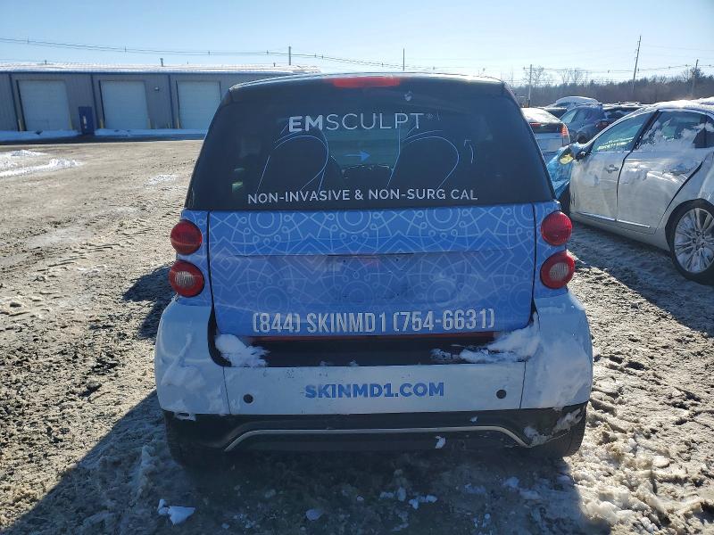 2013 Smart Fortwo VIN WMEEJ3BA9DK615233 COPART salvage auction — NORMAL WEAR, Co - Bill Of Sale-Parts Only, sold $400 on 2026-07-06 (photo 6)