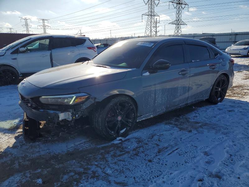 2025 Honda Civic VIN 2HGFE1E5XSH471966 COPART salvage auction — FRONT END, Il - Salvage Certificate, sold $8,800 on 2026-07-09 (photo 1)