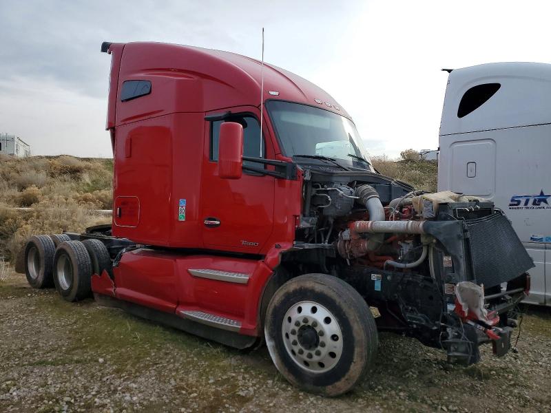 2021 Kenworth T680 VIN 1XKYD49X6MJ438346 COPART salvage auction — ALL OVER, UT - SALVAGE CERTIFICATE, sold $9,300 on 2026-07-09 (photo 1)