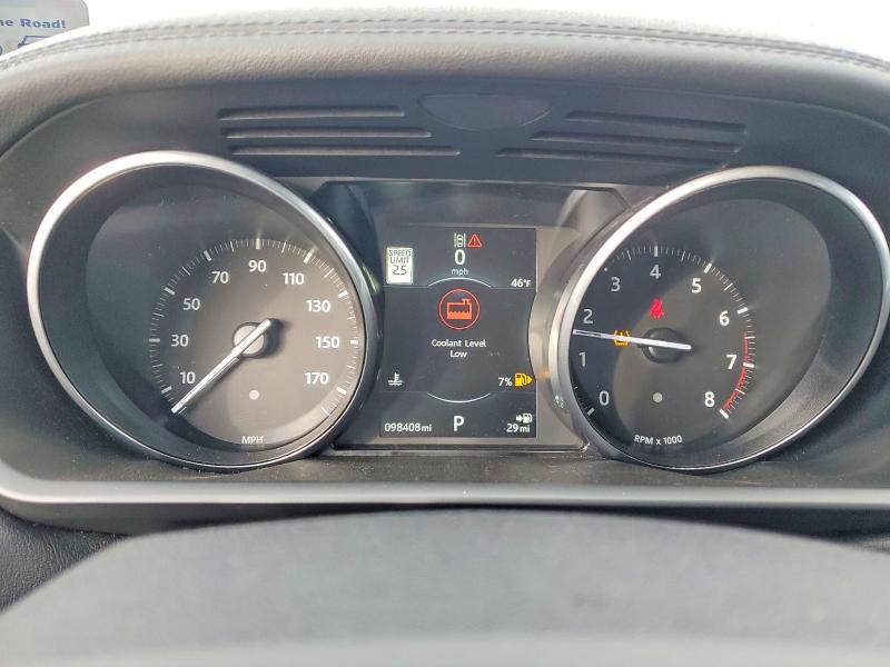 2016 Land rover Range rover sport VIN SALWR2PF0GA101798 COPART salvage auction — FRONT END, Md - Cert Of Salvage > 75% Damage, sold $700 on 2026-07-24 (photo 9)