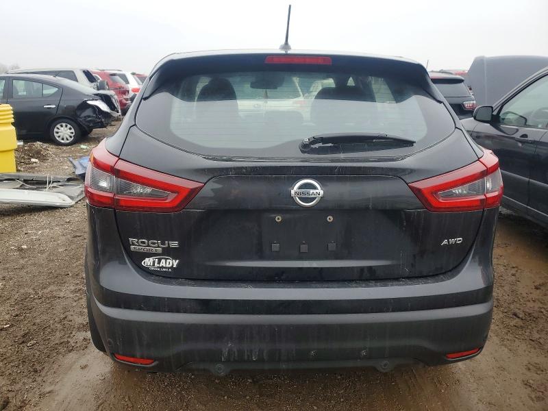 2021 Nissan Rogue sport VIN JN1BJ1AW8MW662767 COPART salvage auction — FRONT END, IL - SALVAGE CERTIFICATE, sold $2,250 on 2026-07-09 (photo 6)