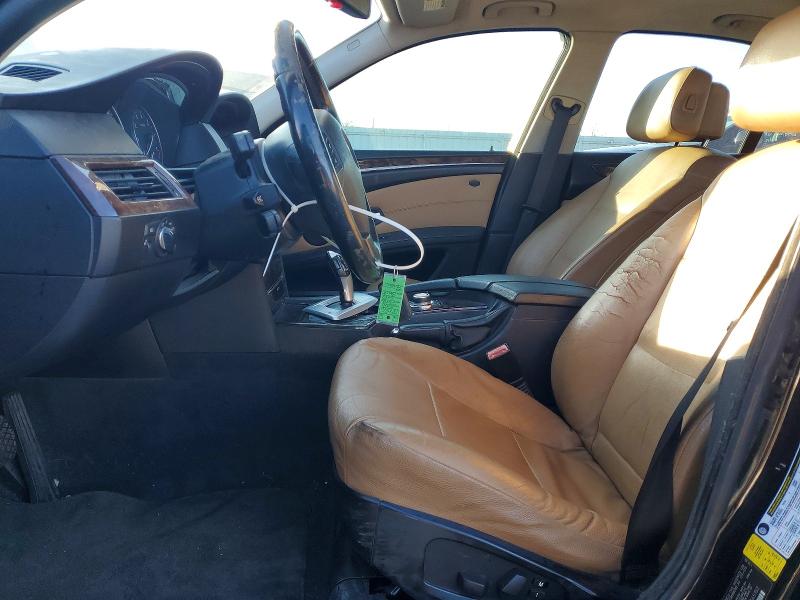 2010 BMW 5 series VIN WBANU5C5XAC365152 COPART salvage auction — FRONT END, Mo - Salvage Certificate Of Title, sold $100 on 2026-07-28 (photo 7)