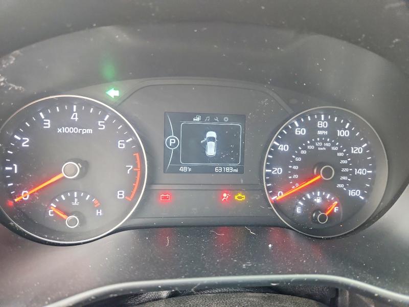 2018 Kia Sportage VIN KNDPM3AC0J7447658 COPART salvage auction — FRONT END, Tx - Salvage Vehicle Title, sold $1,600 on 2026-07-20 (photo 9)