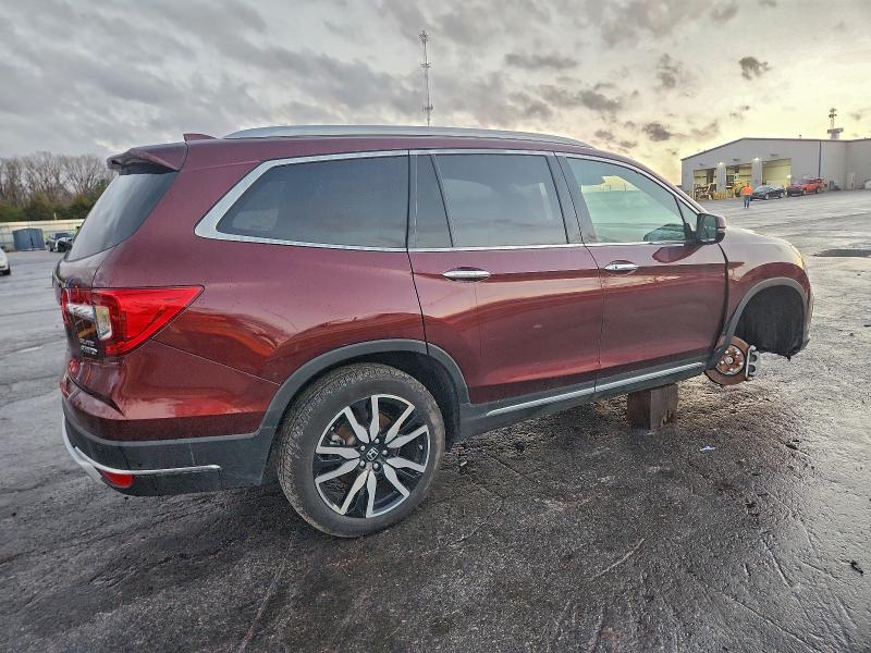 2022 Honda Pilot VIN 5FNYF6H02NB026438 COPART salvage auction — FRONT END, Mo - Salvage Certificate Of Title, sold $14,700 on 2026-08-17 (photo 3)