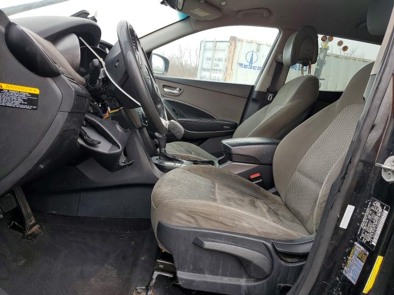 2013 Hyundai Santa fe VIN 5XYZT3LB4DG081274 COPART salvage auction — FRONT END, Il - Salvage Certificate, sold $450 on 2026-07-29 (photo 7)