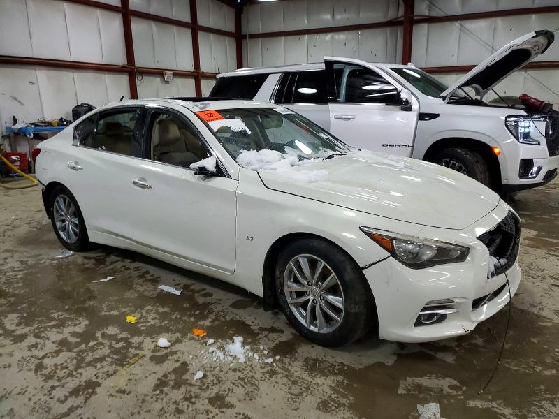 2015 Infiniti Q50 VIN JN1BV7AR3FM418749 COPART salvage auction — ALL OVER, De - Parts Only - No Title, sold $450 on 2026-07-21 (photo 4)