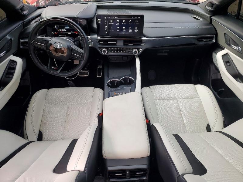 2024 Acura Zdx VIN 4W5XHPRL9RZ515233 COPART salvage auction — ALL OVER, Tx - Salvage Vehicle Title, sold $11,000 on 2026-07-14 (photo 8)
