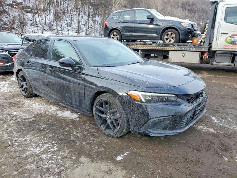 2024 Honda Civic VIN 2HGFE1E53RH474427 COPART salvage auction — SIDE, Ny - Mv-907A Salvage Certificate, sold $7,600 on 2026-07-02 (photo 4)