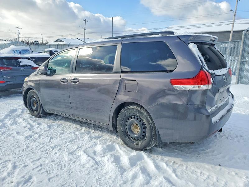 2012 Toyota Sienna VIN 5TDKK3DC1CS263866 COPART salvage auction — REAR END, Ns - Salvage Title, sold $2,800 on 2026-07-09 (photo 2)