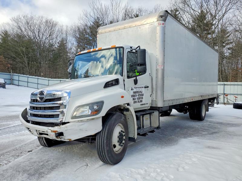 2020 Hino 268a VIN 5PVNJ8JV3L4S76987 COPART salvage auction — ALL OVER, ME - CERT OF TITLE-SALVAGE COLLISIO, sold $3,850 on 2026-07-22 (photo 1)