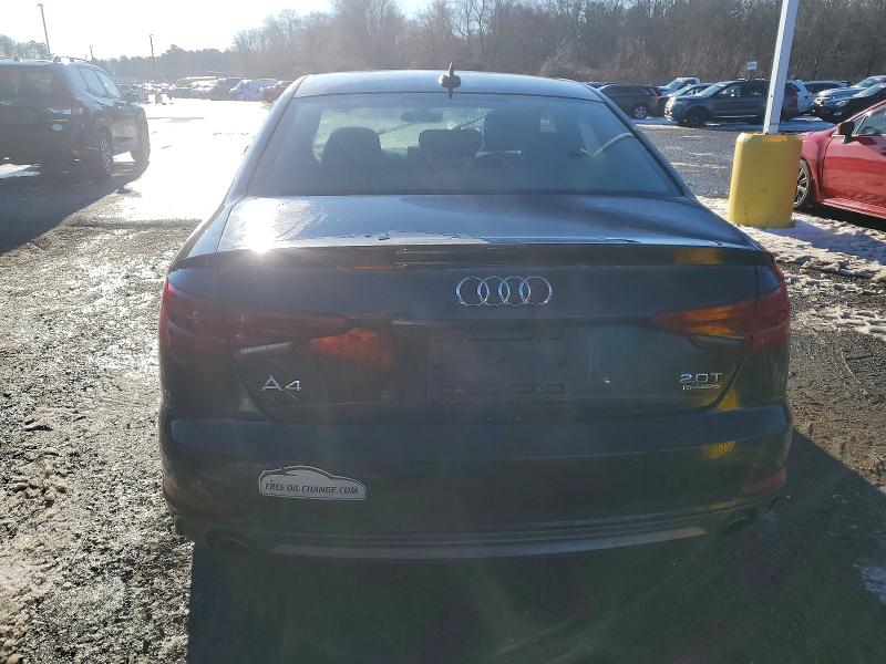 2018 Audi A4 VIN WAUDNAF48JA040323 COPART salvage auction — FRONT END, Wv - Certificate Of Title, sold $4,900 on 2026-07-31 (photo 6)