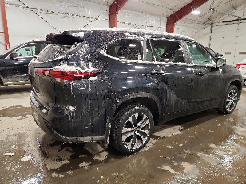 2024 Toyota Highlander VIN 5TDKDRBH0RS550555 COPART salvage auction — REAR END, VT - CERT OF TITLE-PARTS ONLY SALVA, sold $18,500 on 2026-07-13 (photo 3)