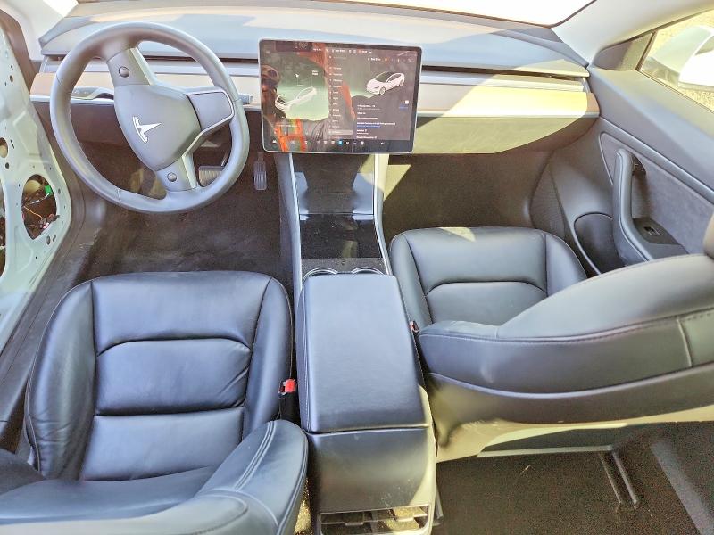 2020 Tesla Model 3 VIN 5YJ3E1EAXLF744958 COPART salvage auction — FRONT END, Ca - Salvage Certificate, sold $2,600 on 2026-07-31 (photo 8)