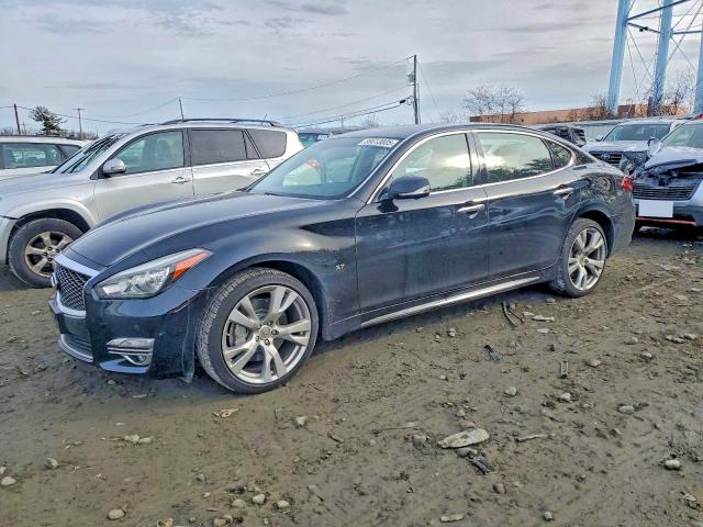 2018 Infiniti Q70 VIN JN1BY1PR7JM370323 COPART salvage auction — MINOR DENT/SCRATCHES, NJ - CERT OF TITLE-SALVAGE, sold $550 on 2026-07-27 (photo 1)