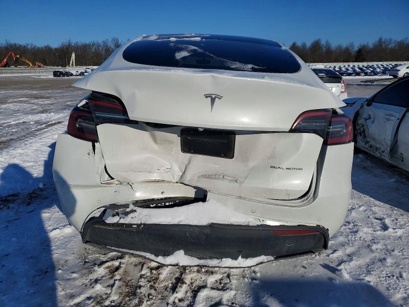2021 Tesla Model y VIN 5YJYGDEE5MF279267 COPART salvage auction — REAR END, Nj - Cert Of Title-Salvage, sold $9,200 on 2026-07-24 (photo 6)