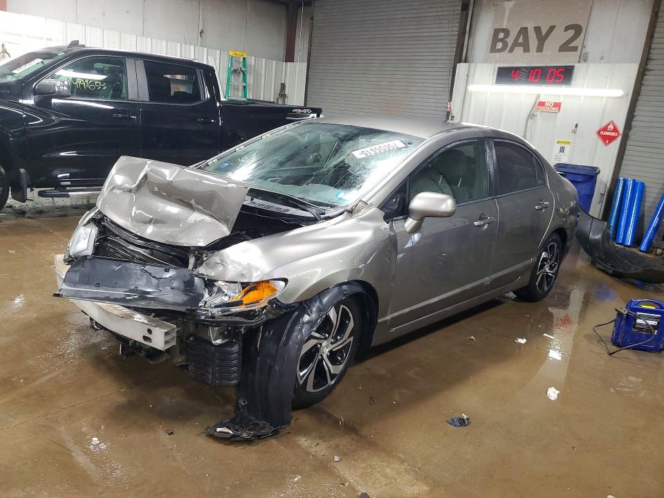2007 Honda Civic VIN 2HGFA16527H316619 COPART salvage auction — FRONT END, Nh - Cert Of Title-Salvage, sold $500 on 2026-07-30 (photo 1)