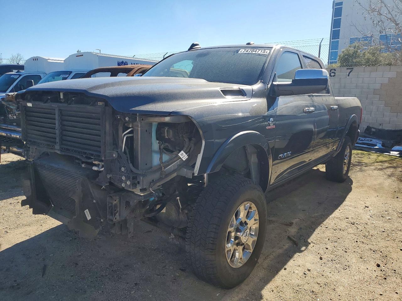 2019 Ram 2500 VIN 3C6UR5FLXKG615344 COPART salvage auction — Front End, CA - SALVAGE CERTIFICATE, sold $16,200 on 2026-03-11 (photo 1)