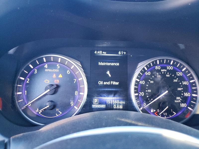 2015 Infiniti Q50 VIN JN1BV7AR4FM414631 COPART salvage auction — SIDE, Wv - Salvage Certificate, sold $900 on 2026-07-13 (photo 9)