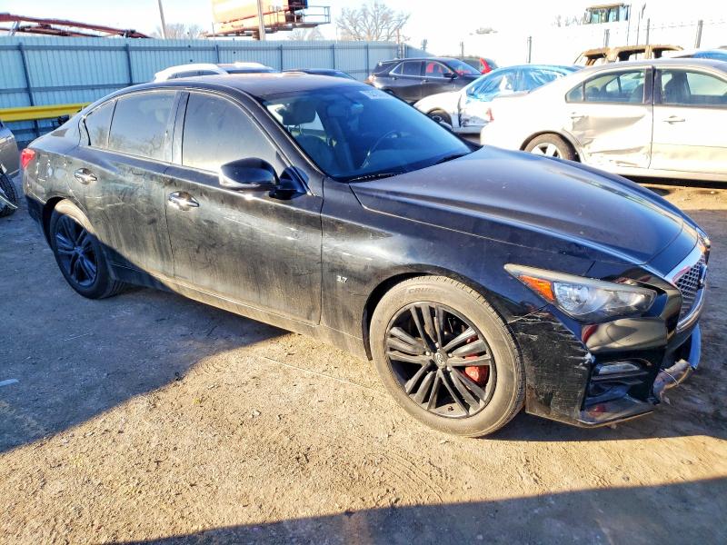 2015 Infiniti Q50 VIN JN1BV7AR4FM414631 COPART salvage auction — SIDE, Wv - Salvage Certificate, sold $900 on 2026-07-13 (photo 4)