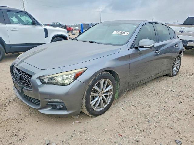 2017 Infiniti Q50 VIN JN1EV7AP1HM741146 COPART salvage auction — REAR END, Tx - Nonrepairable Title, sold $150 on 2026-07-30 (photo 1)