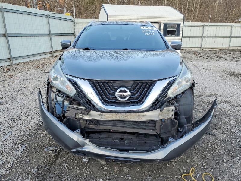 2017 Nissan Murano VIN 5N1AZ2MH1HN110846 COPART salvage auction — FRONT END, OH - CERT OF TITLE-SALVAGE, sold $1,900 on 2026-07-02 (photo 5)